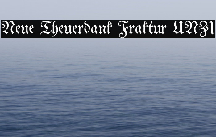Neue Theuerdank Fraktur UNZ1 Example 1