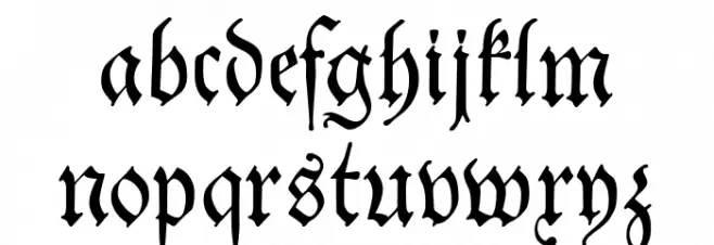 Neue Theuerdank Fraktur UNZ1 फ़ॉन्ट लोअरकेस