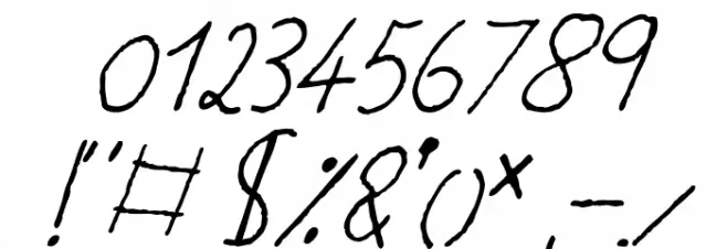 NeueErnstFuenfundfuenfzig Font OTHER CHARS