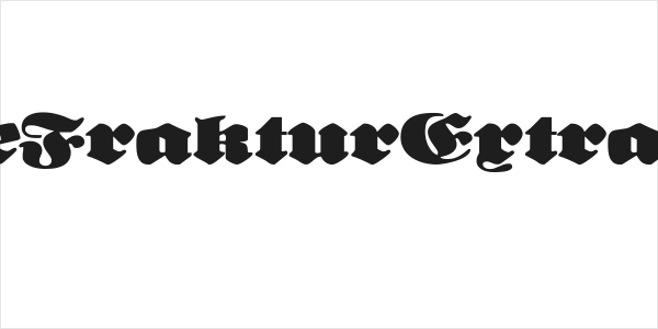 NeueFrakturExtraBold Logo
