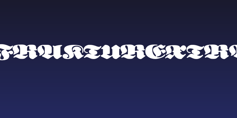 NeueFrakturExtraBold Social Header
