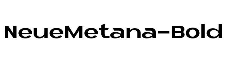 NeueMetana-Bold  les polices de caractères gratuit tlcharger
