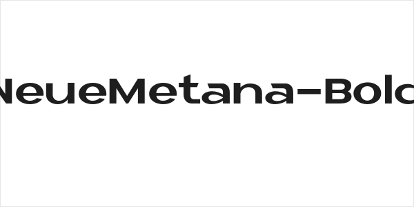 NeueMetana-Bold Logo