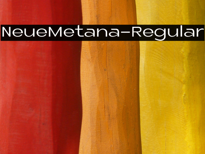 NeueMetana-Regular Example 1