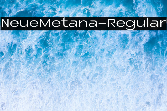 NeueMetana-Regular Example 3