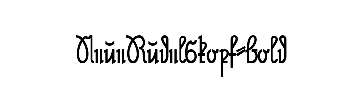 NeueRudelskopf-Bold  Скачать бесплатные шрифты