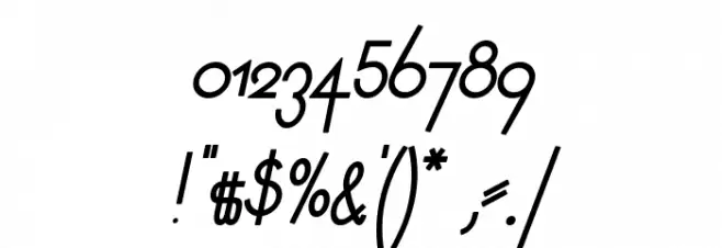 NeueRudelskopf-BoldItalic Font OTHER CHARS