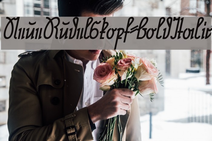 NeueRudelskopf-BoldItalic Example 3