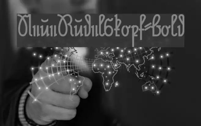 NeueRudelskopf-Bold Font examples