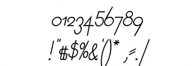 NeueRudelskopf-Italic Font OTHER CHARS