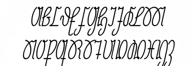 NeueRudelskopf-Italic Fonte MAIÚSCULAS