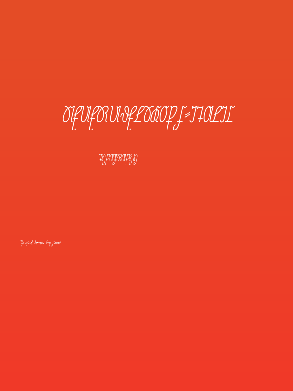 NeueRudelskopf-Italic Poster