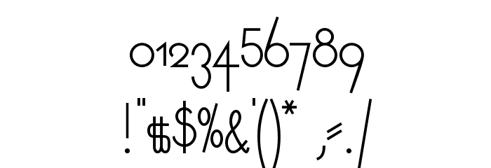 NeueRudelskopf Font OTHER CHARS