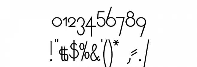 NeueRudelskopf Font OTHER CHARS