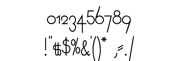 NeueRudelskopf Font OTHER CHARS