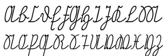 NeueRudelskopfVerbunden-Italic Polices MAJUSCULES