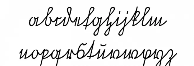 NeueRudelskopfVerbunden-Italic फ़ॉन्ट लोअरकेस