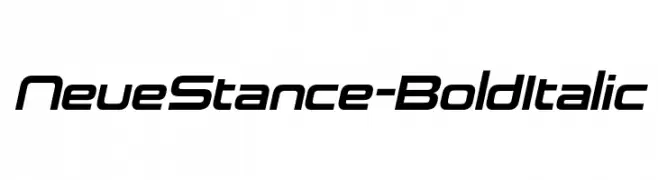 NeueStance-BoldItalic  Frei Schriftart Herunterladen