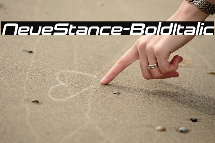NeueStance-BoldItalic Example 2