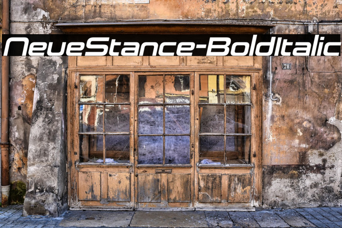 NeueStance-BoldItalic Example 3