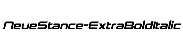 NeueStance-ExtraBoldItalic  Fuentes Gratis Descargar