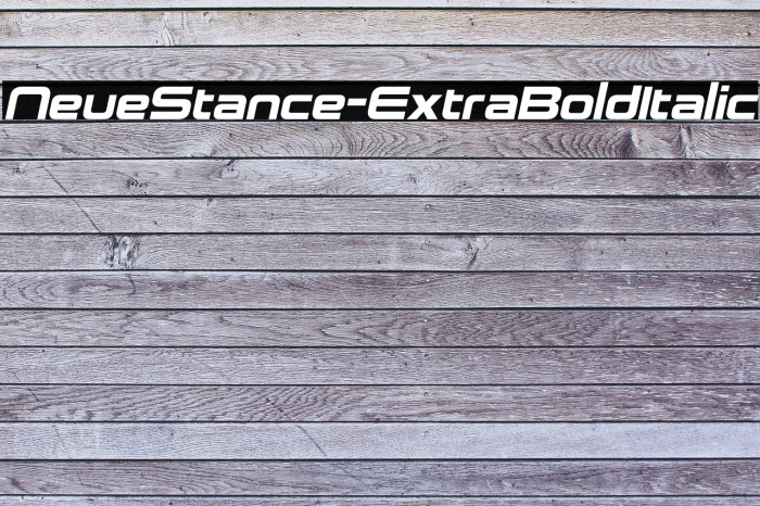 NeueStance-ExtraBoldItalic Example 3