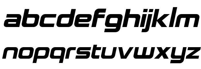 NeueStance-ExtraBoldItalic Schriftart Kleinbuchstaben