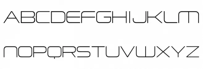 NeueStance-ExtraLight Schriftart Groß