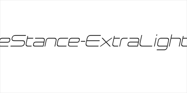 NeueStance-ExtraLightItalic Logo