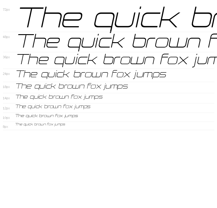 NeueStance-ExtraLightItalic Waterfall