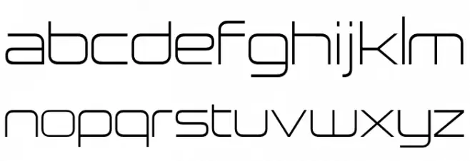 NeueStance-ExtraLight フォント 小文字