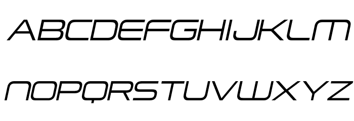 NeueStance-Italic 字体 大写