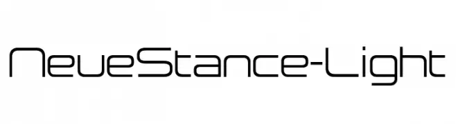 NeueStance-Light  Frei Schriftart Herunterladen