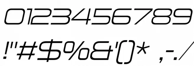 NeueStance-LightItalic Caratteri ALTRI CARATTERI