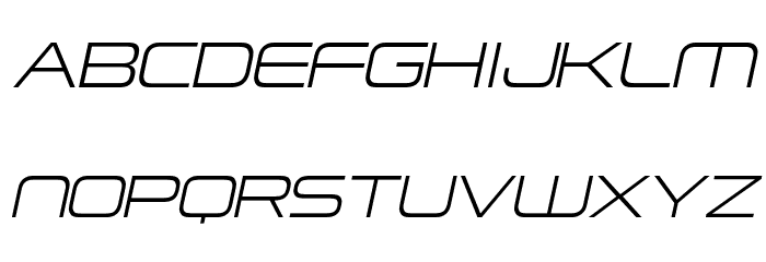 NeueStance-LightItalic Font Litere mari