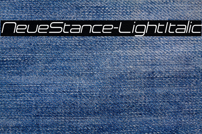 NeueStance-LightItalic Example 1