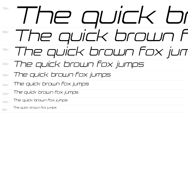 NeueStance-LightItalic Waterfall