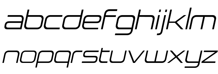NeueStance-LightItalic Font Litere mici