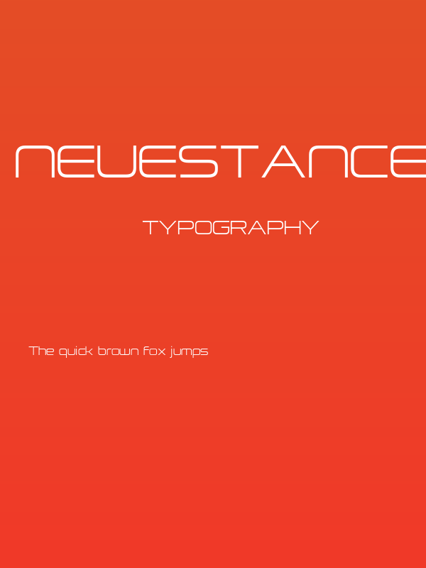 NeueStance-Light Poster