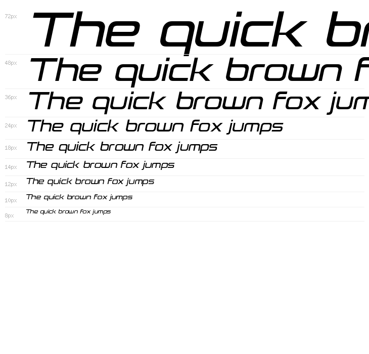 NeueStance-MediumItalic Waterfall