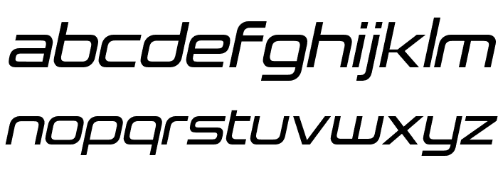 NeueStance-MediumItalic Шрифта строчной