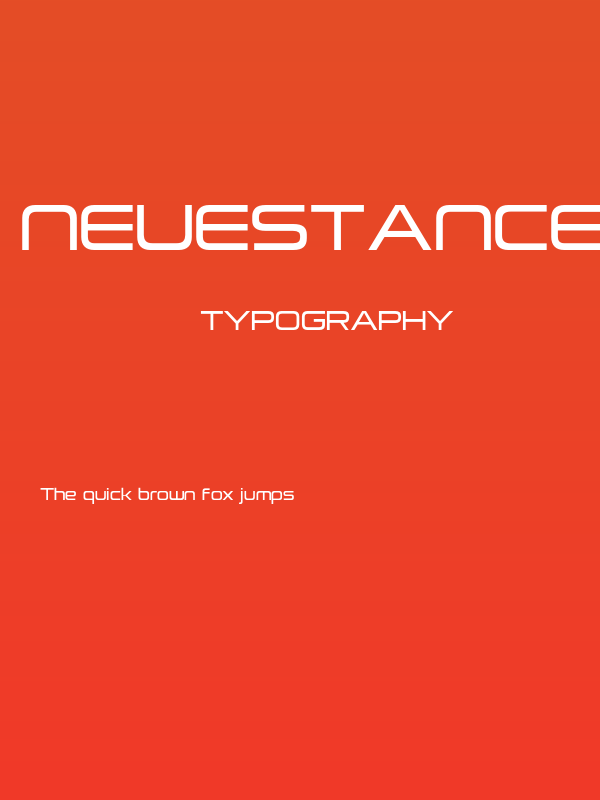NeueStance-Medium Poster