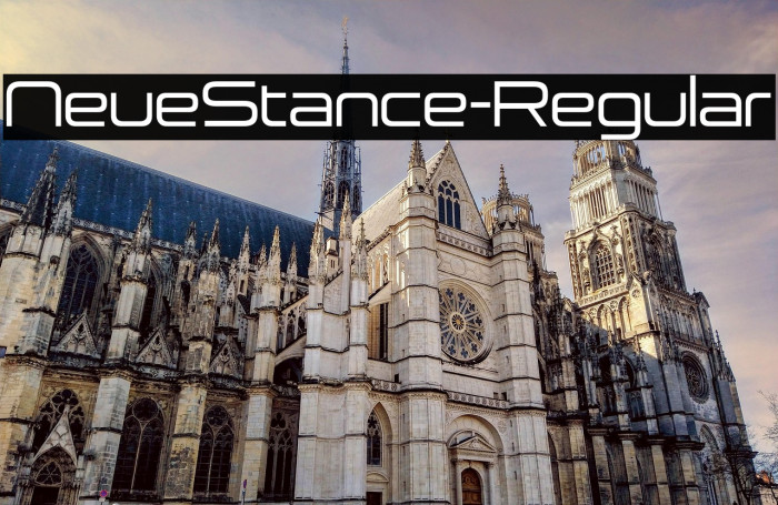 NeueStance-Regular Example 1