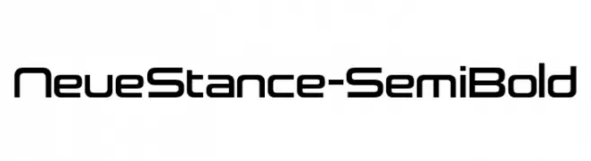 NeueStance-SemiBold  Frei Schriftart Herunterladen