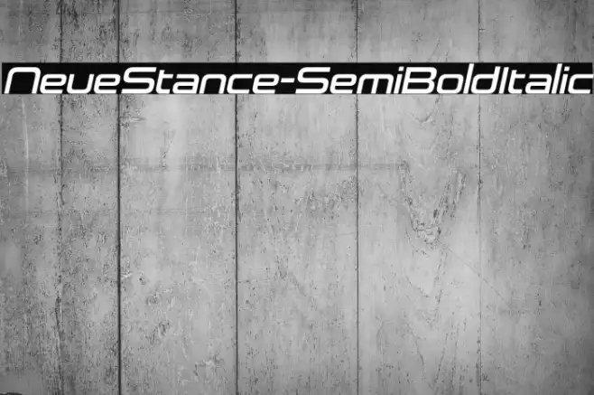 NeueStance-SemiBoldItalic Example 3
