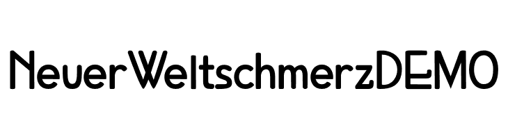 Neuer Weltschmerz DEMO  font caratteri gratis