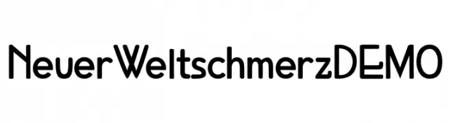 Neuer Weltschmerz DEMO  Fuentes Gratis Descargar