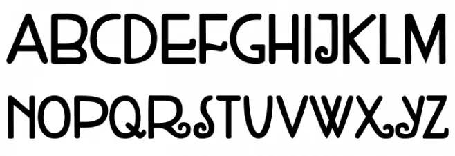 Neuer Weltschmerz DEMO フォント 大文字