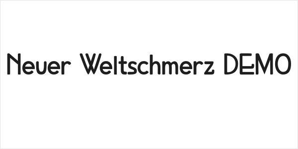 Neuer Weltschmerz DEMO Logo