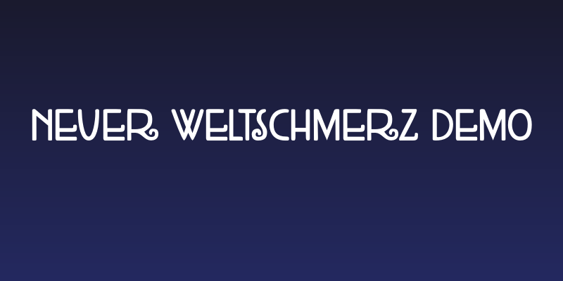 Neuer Weltschmerz DEMO Social Header